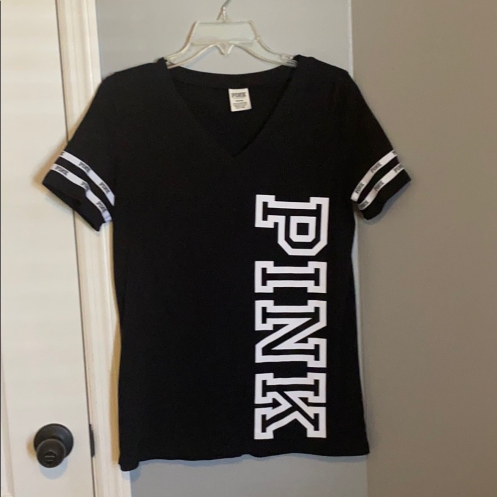 Pink V neck